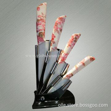 Kitchen Knife Set with Exclusive Plastic Handle